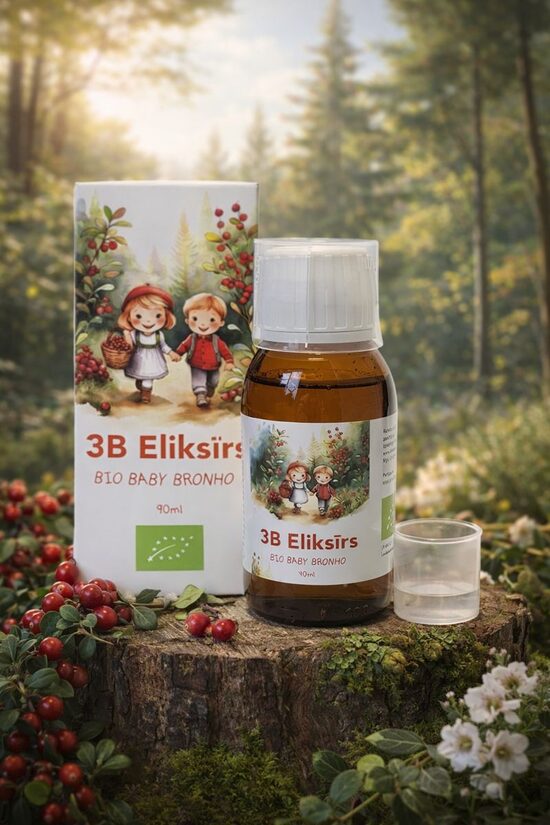 3 B BIO BABY Bronho eliksīrs 90ml